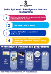 At a glance document providing information to sponsors and interested candidates to join the india EIS Programme at NCDC